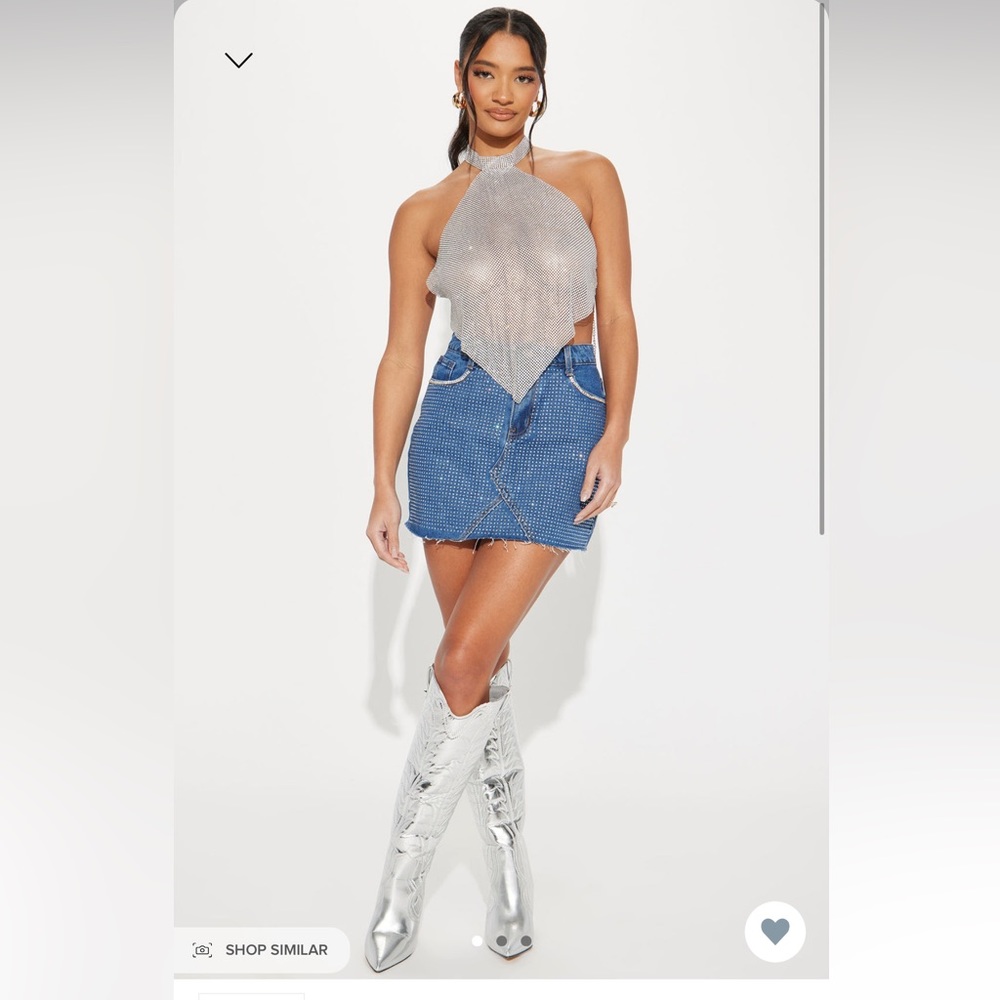 Denim skirt